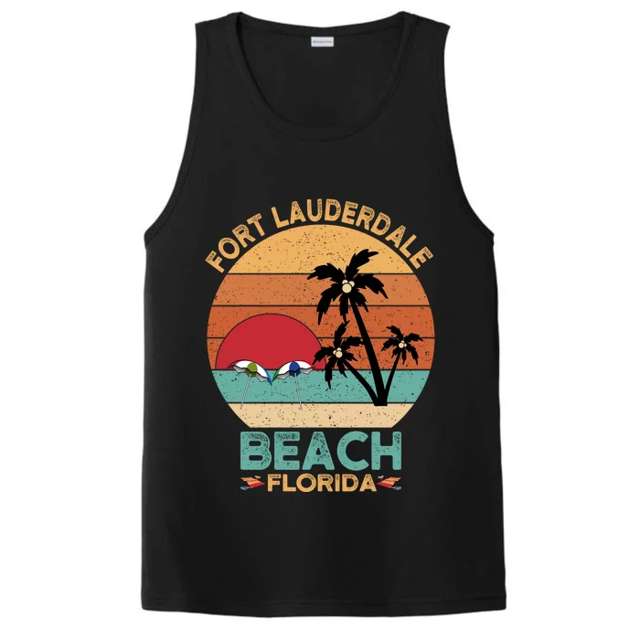 Fort Lauderdale Beach Florida Sunset Performance Tank