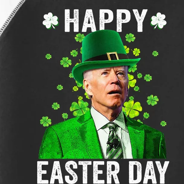 Funny Leprechaun Biden Happy Easter Day For St Patrick's Day Toddler Fine Jersey T-Shirt