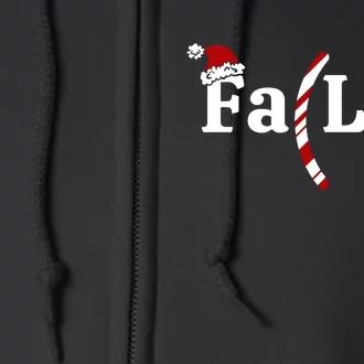 Fa La Christmas Math Teacher Holiday Season Full Zip Hoodie