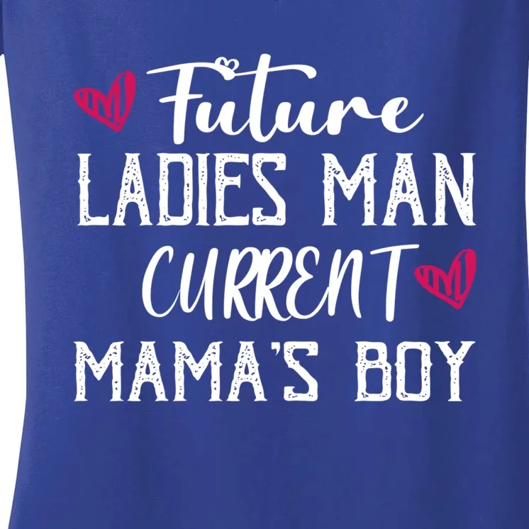 Future Ladies Current Mamas Gift For Valentines Day Cool Gift Women's V-Neck T-Shirt