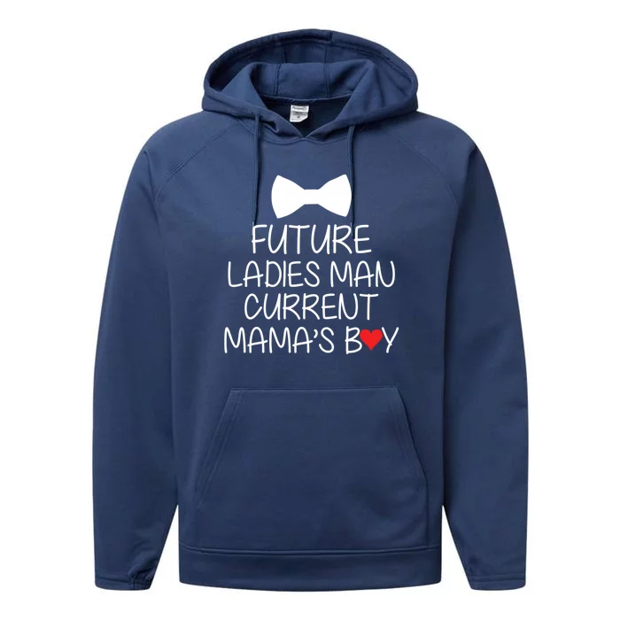 Future Ladies Current Mamas Cute Gift Performance Fleece Hoodie