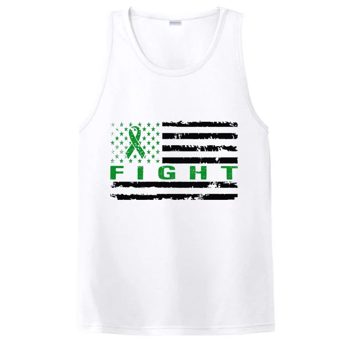 Fight Liver Cancer Awareness T Performance Tank