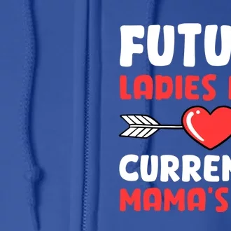 Future Ladies Current Mamas Valentines Day Funny Great Gift Full Zip Hoodie