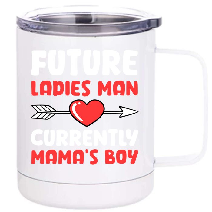 Future Ladies Current Mamas Valentines Day Funny Great Gift Front & Back 12oz Stainless Steel Tumbler Cup