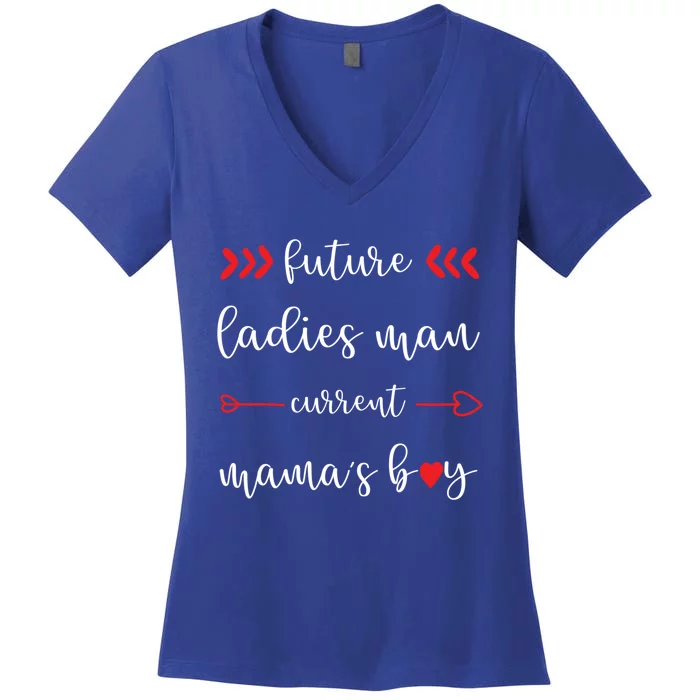 Future Ladies Current Mamas Valentines Day Gift Cool Gift Women's V-Neck T-Shirt