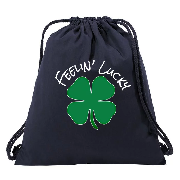 Feeling Lucky Cute Gift Drawstring Bag