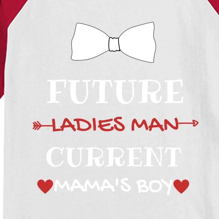 Future Ladies Current Mamas Valentines Day Outfit Cute Gift Kids Colorblock Raglan Jersey