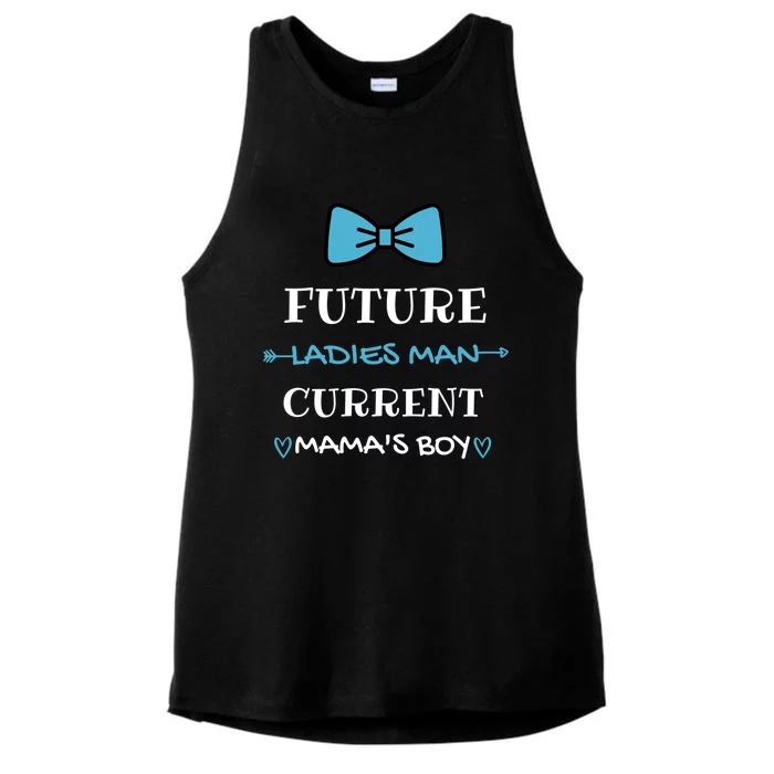 Future Ladies Current Mamas Valentines Day Outfit Gift Ladies Tri-Blend Wicking Tank