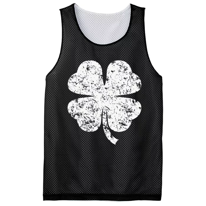 Four Leaf Clover Irish Pride St Patrick's Day Mesh Reversible Basketball Jersey Tank