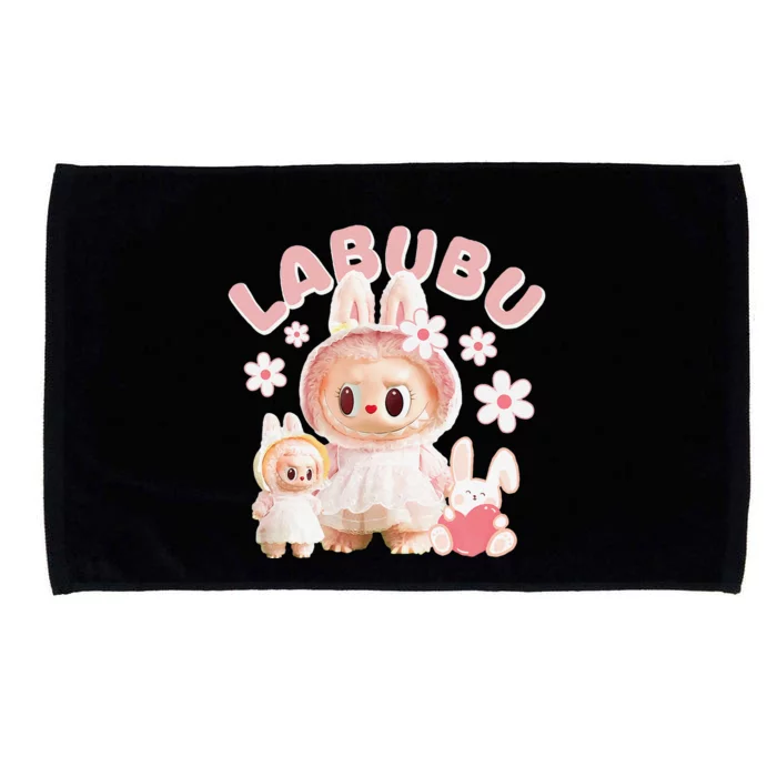 Funny Labubu Cute Labubu The Monsters P.Ink Meme Gift Microfiber Hand Towel