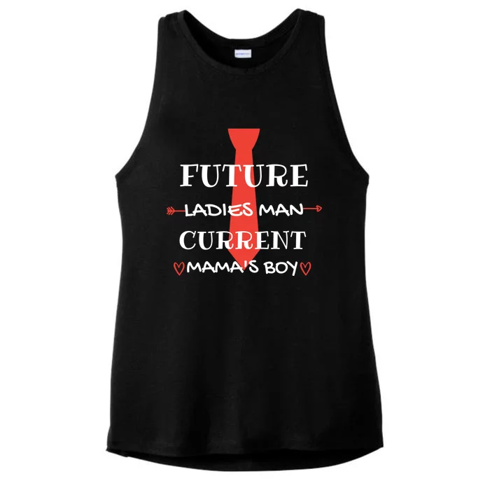 Future Ladies Current Mamas Valentines Day Outfit Gift Ladies Tri-Blend Wicking Tank