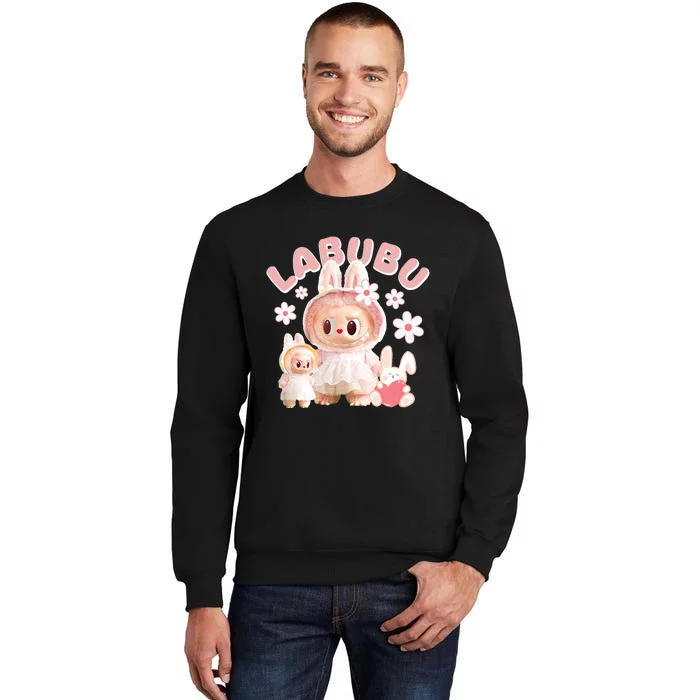 Funny Labubu Cute Labubu The Monsters Meme Tall Sweatshirt