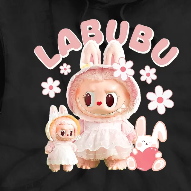 Funny Labubu Cute Labubu The Monsters Meme Tie Dye Hoodie