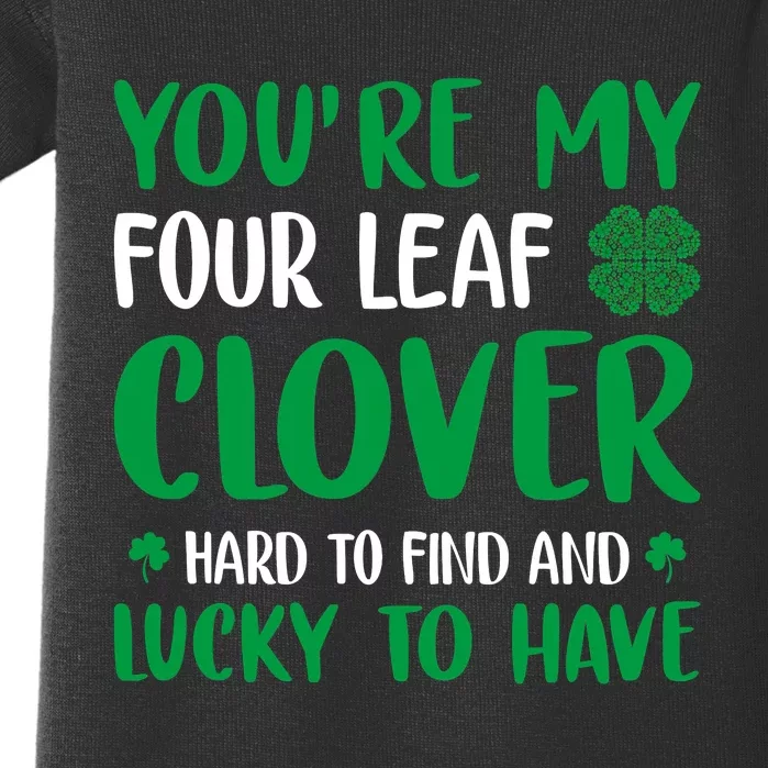 Four Leaf Clover Ireland Irish Proud St.Patrick's Day Baby Bodysuit