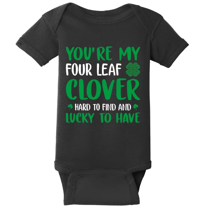 Four Leaf Clover Ireland Irish Proud St.Patrick's Day Baby Bodysuit