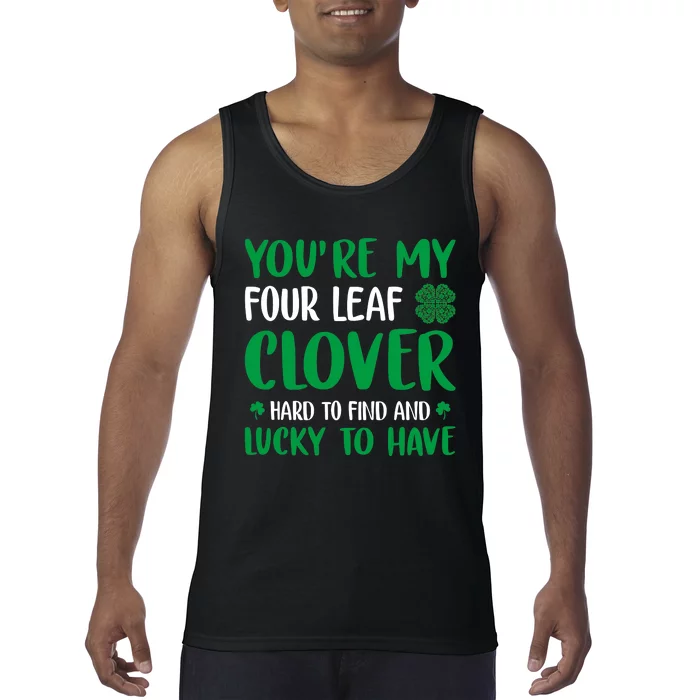 Four Leaf Clover Ireland Irish Proud St.Patrick's Day Tank Top