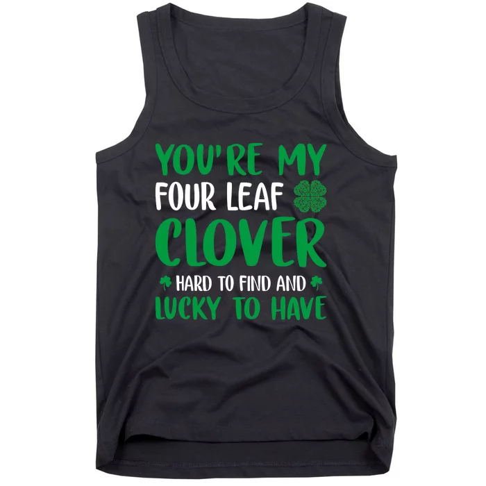 Four Leaf Clover Ireland Irish Proud St.Patrick's Day Tank Top