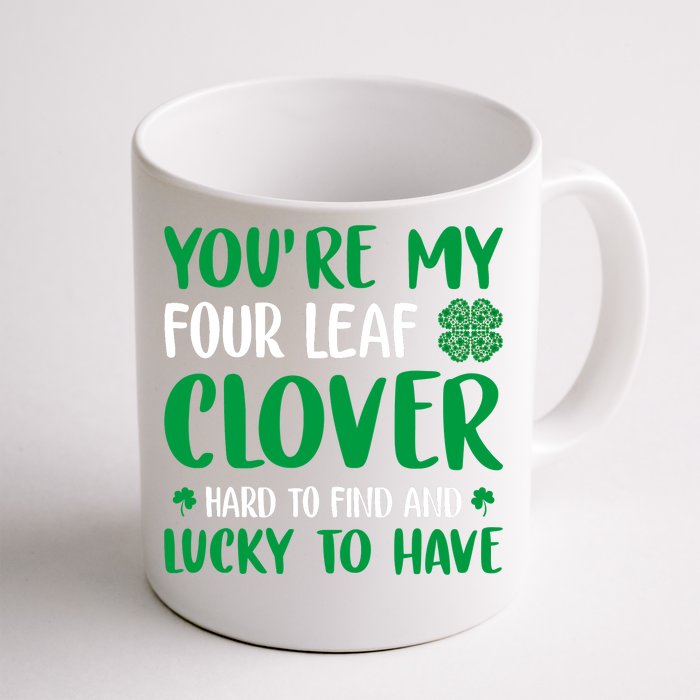 Four Leaf Clover Ireland Irish Proud St.Patrick's Day Front & Back Coffee Mug