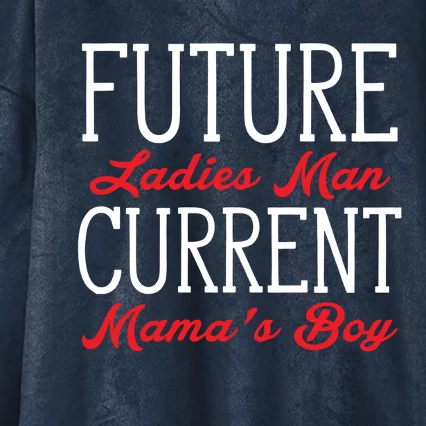 Future Ladies Current Mama's Funny Cute Gift Hooded Wearable Blanket