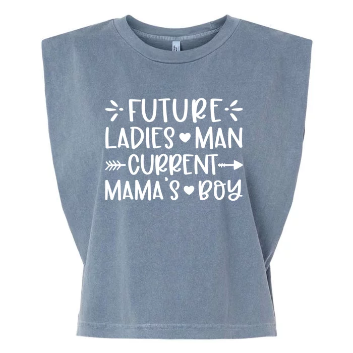 Future Ladies Current Mama's Funny Mama Valentines Gift Garment-Dyed Women's Muscle Tee