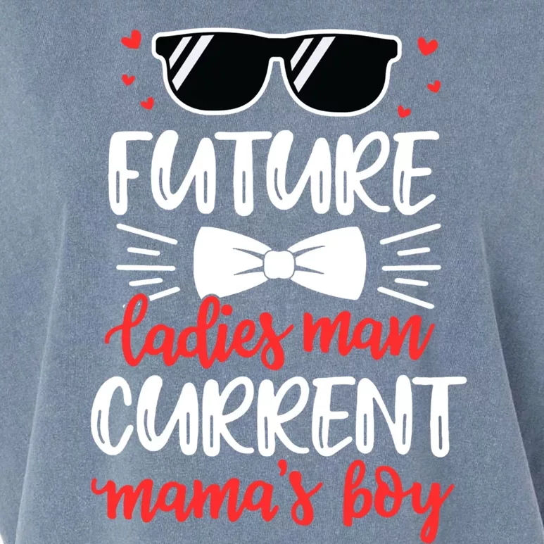 Future Ladies Current Mama's Funny Mama Valentines Gift Garment-Dyed Women's Muscle Tee