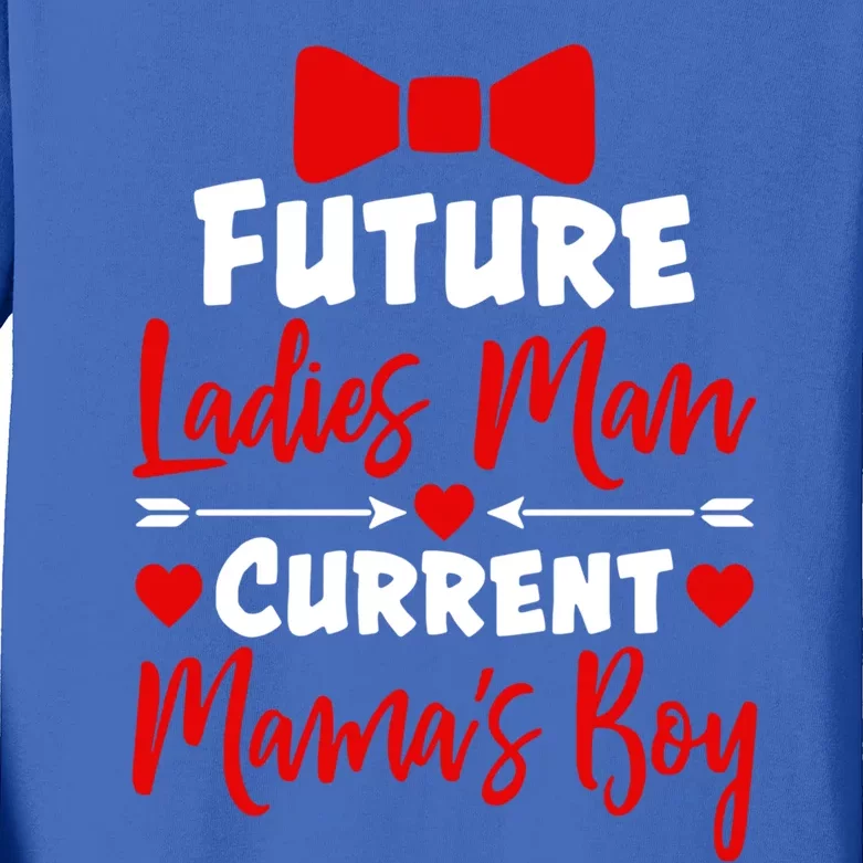 Future Ladies Current Mama's Cute Gift Valentine's Day Gift Kids Long Sleeve Shirt