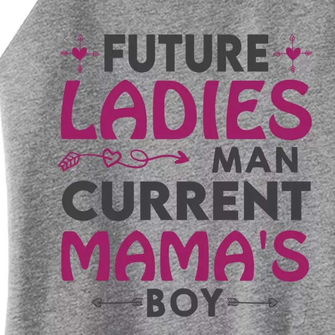 Future Ladies Current Mama's Gift Women’s Perfect Tri Rocker Tank