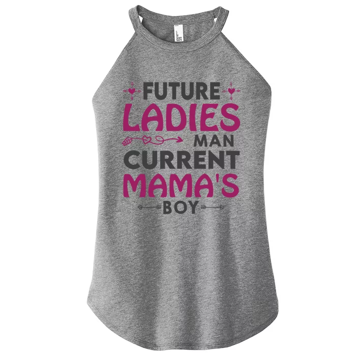 Future Ladies Current Mama's Gift Women’s Perfect Tri Rocker Tank