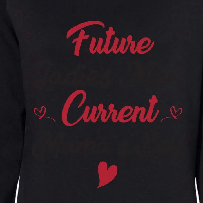 Future Ladies Current Mama's Cool Gift Womens California Wash Sweatshirt