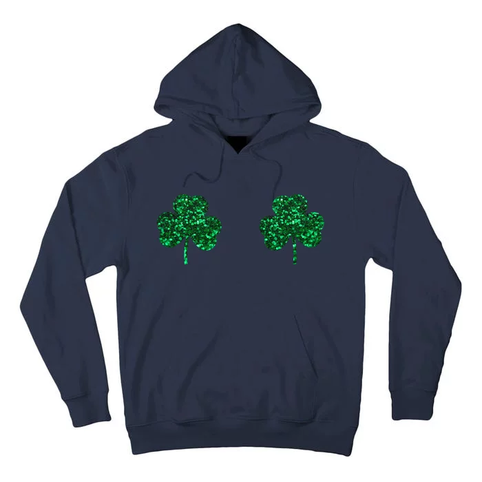 Four Leaf Clover Boobs Lucky St Patricks Day Tall Hoodie