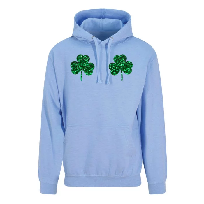 Four Leaf Clover Boobs Lucky St Patricks Day Unisex Surf Hoodie