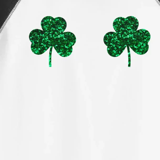 Four Leaf Clover Boobs Lucky St Patricks Day Toddler Fine Jersey T-Shirt