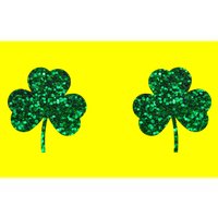 Four Leaf Clover Boobs Lucky St Patricks Day Bumper Sticker