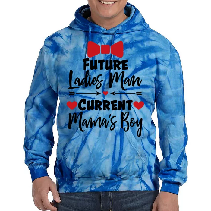 Future Ladies Current Mama's Valentines Gift Tie Dye Hoodie