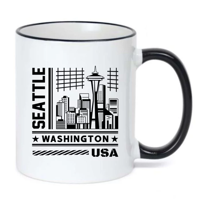 Famous Landmarks Cute Gift Black Color Changing Mug