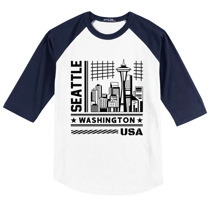 Famous Landmarks Cute Gift Baseball Sleeve Shirt