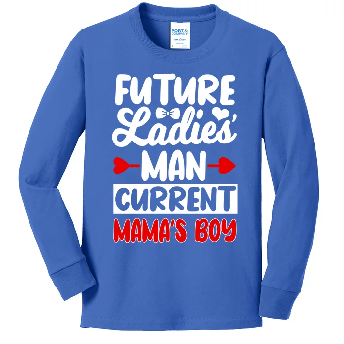 Future Ladies' Current Mama's Valentine's Day Gift Kids Long Sleeve Shirt