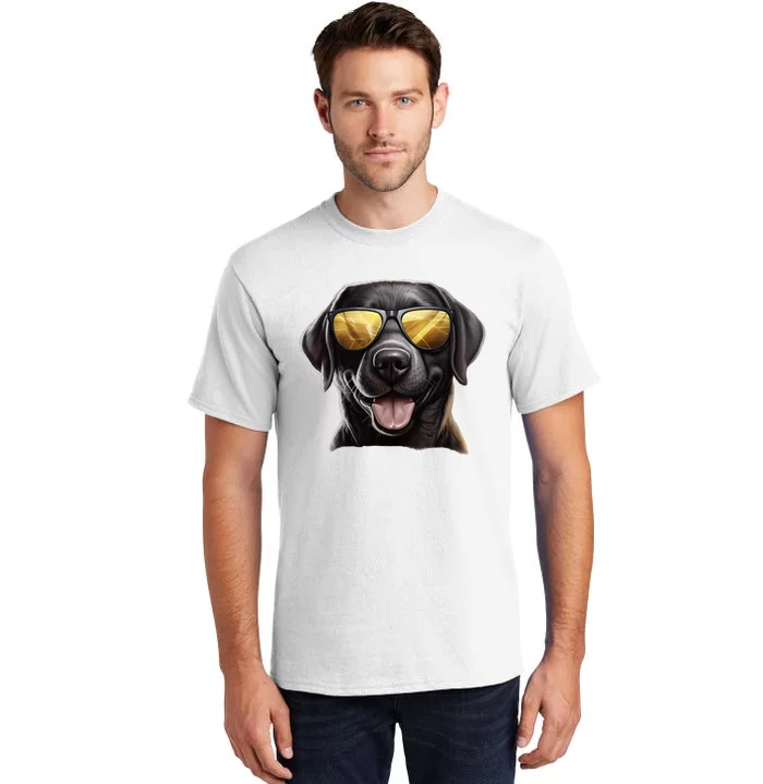 Funny Labrador Colorful Graffiti Dog Lover Tall T-Shirt