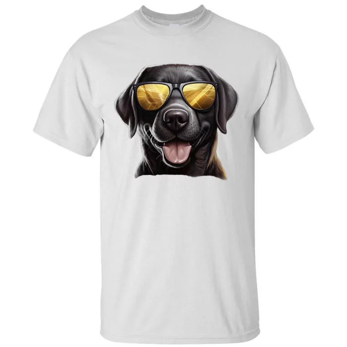 Funny Labrador Colorful Graffiti Dog Lover Tall T-Shirt