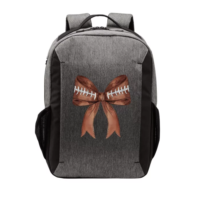 Football Lover Cute Bow Fall Vector Backpack