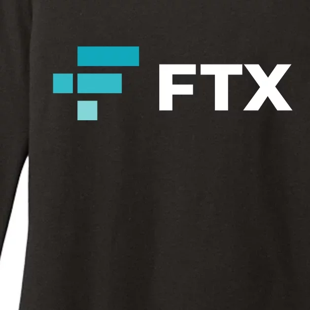 FTX Logo Crypto Cryptocurrency FTT Coin Womens CVC Long Sleeve Shirt