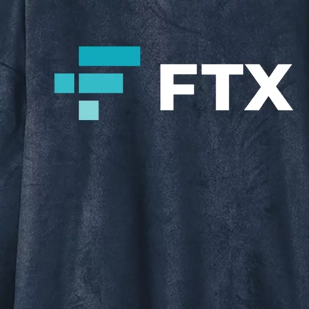 FTX Logo Crypto Cryptocurrency FTT Coin Hooded Wearable Blanket