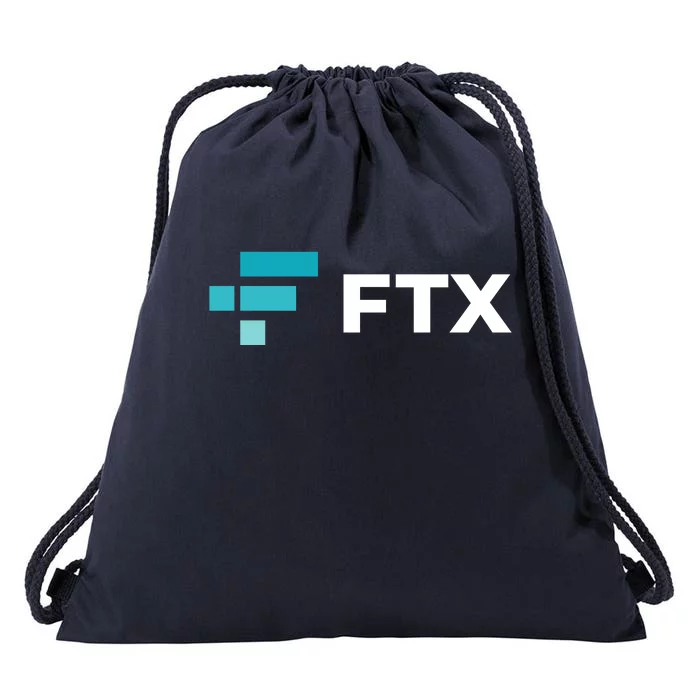 FTX Logo Crypto Cryptocurrency FTT Coin Drawstring Bag