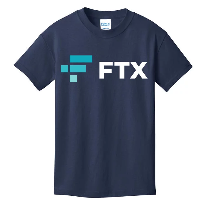 FTX Logo Crypto Cryptocurrency FTT Coin Kids T-Shirt