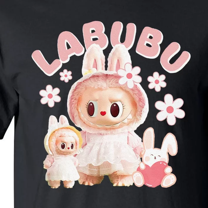 Funny Labubu Cute Labubu The Monsters Pin.K Meme Tall T-Shirt