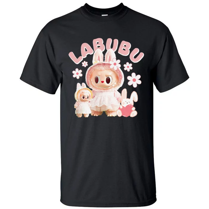 Funny Labubu Cute Labubu The Monsters Pin.K Meme Tall T-Shirt