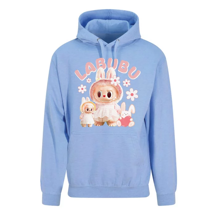 Funny Labubu Cute Labubu The Monsters Pin.K Meme Unisex Surf Hoodie