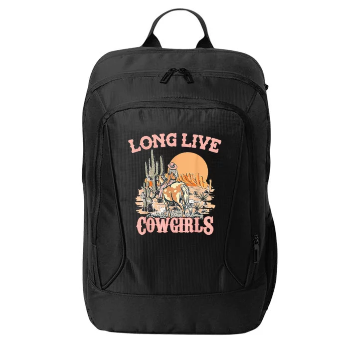 Funny Live Country Gifts Southern For Cowgirls Black City Backpack