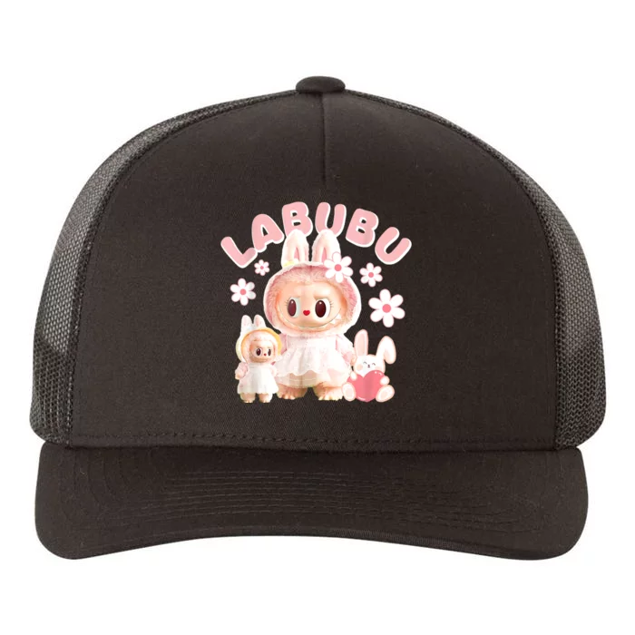 Funny Labubu Cute Labubu The Monsters Meme Yupoong Adult 5-Panel Trucker Hat