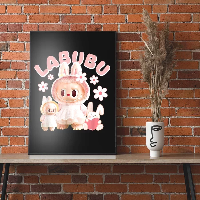 Funny Labubu Cute Labubu The Monsters Meme Poster